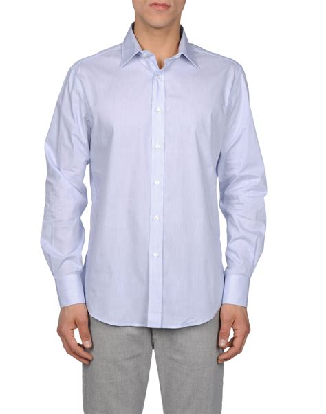 ysl blue dress shirt|YSL shirts for men uk.